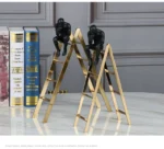 Thinking man on Ladder Ornament - Image 3