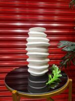 Textured Ceramic Hollow Vase - Image 3