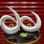 Modern Abstract Ceramic Sculpture