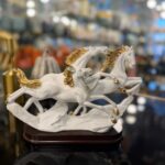 Horse Triple Stallion Statuette