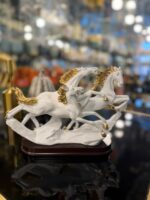 Horse Triple Stallion Statuette