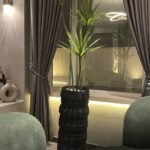 Curated Green Velvet & Botanical Decor