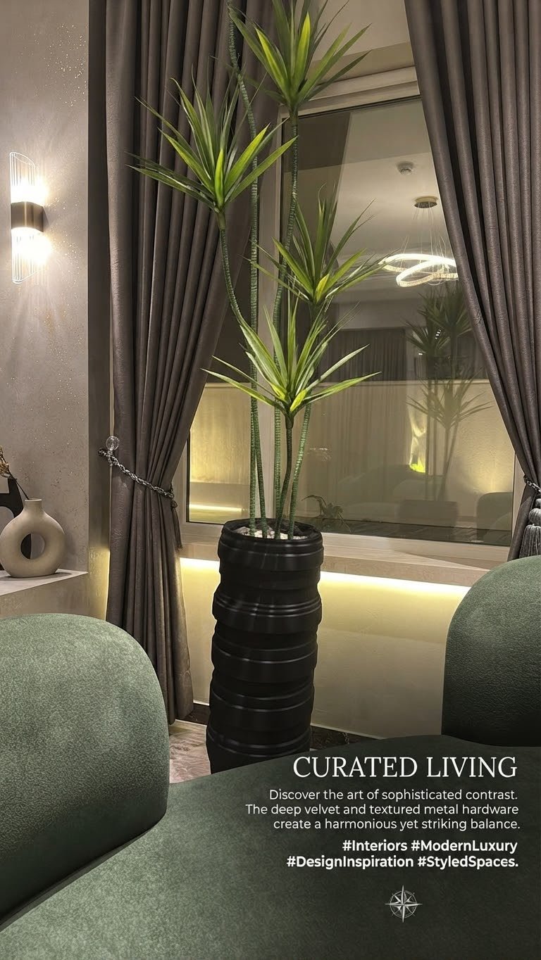 WhatsApp Image 2026-08-25 at 8.21.32 PM Curated Green Velvet & Botanical Decor - Image 1